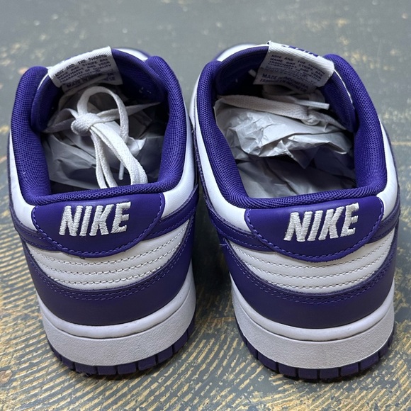 Nike Dunk Low Court Purple DD1391-104 11 White - Picture 6 of 8